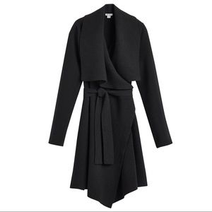 Cuyana Wool Cashmere Short Wrap Coat